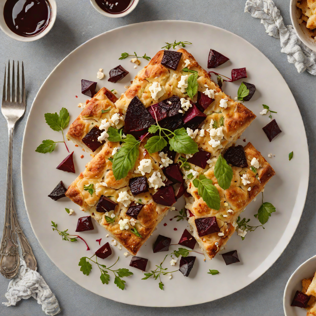 Veggie-Packed Damper Bread with Roasted Beetroot and Fetta