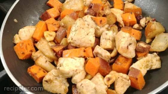 Protein-Packed Chicken & Sweet Potato Skillet