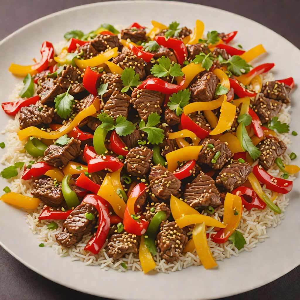 Sautéed Beef and Bell Pepper Stir-Fry