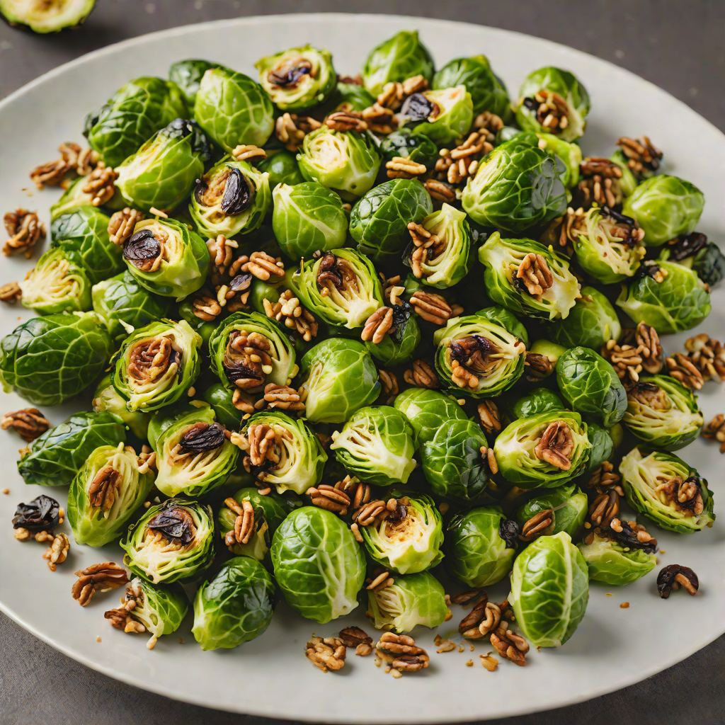 Oven-Roasted Brussels Sprouts with Parmesan and Walnuts
