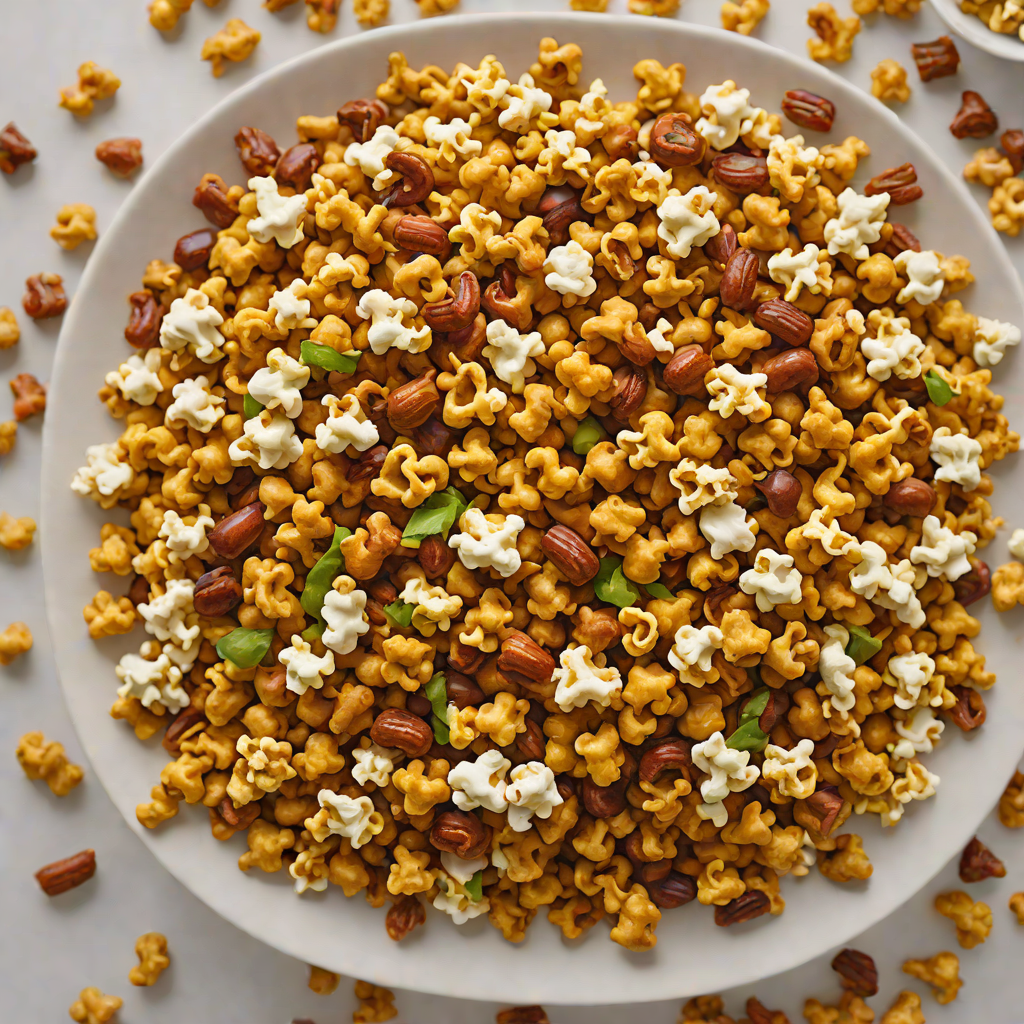 Popcorn-Spiced Chickpea Snack Mix