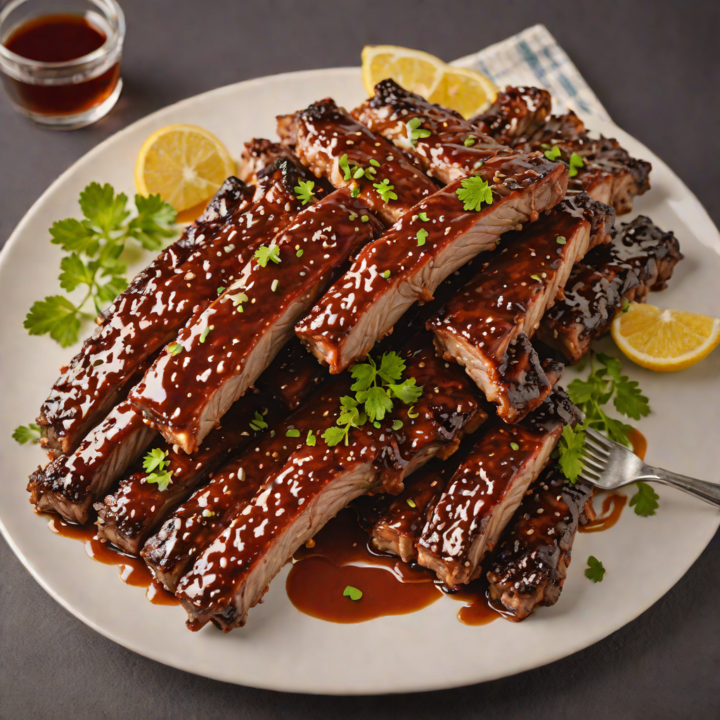 Smoked Chipotle-Maple Glazed Pork Ribs