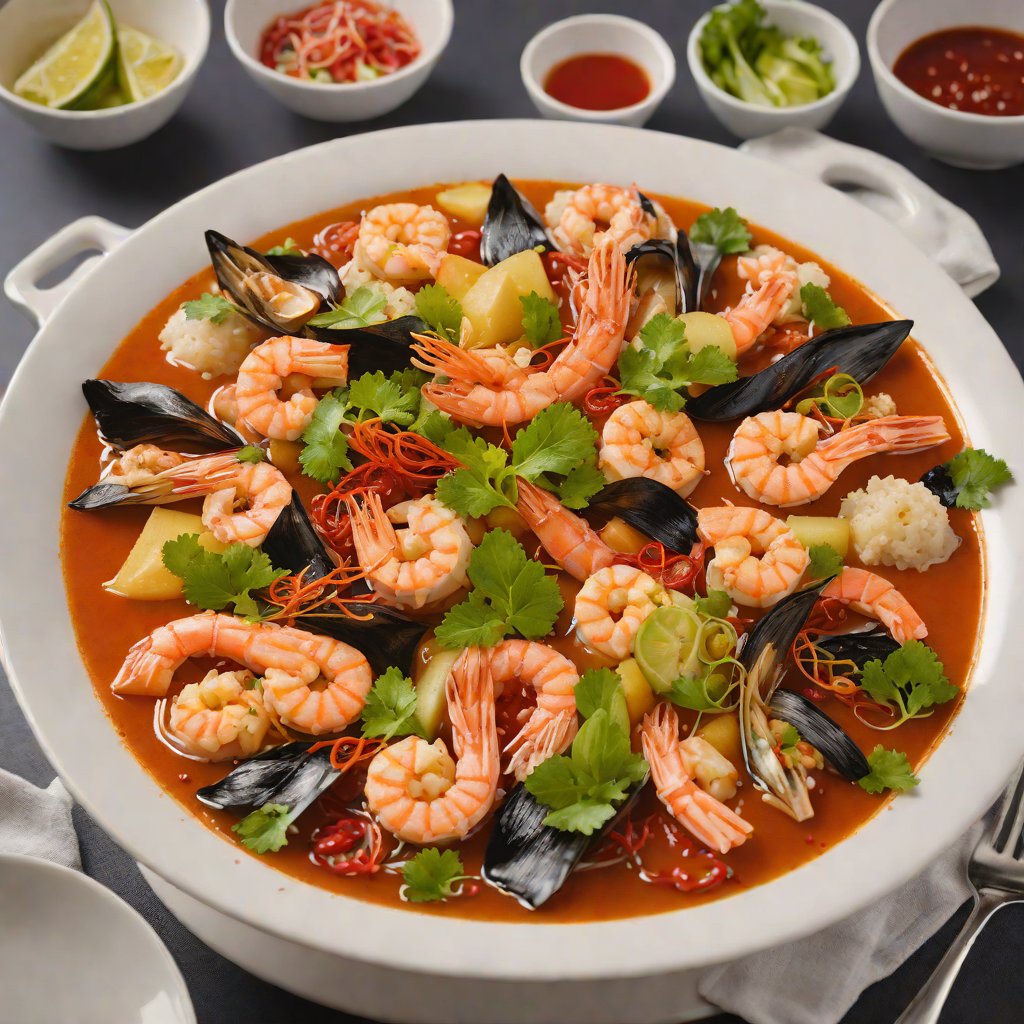 One Piece Inspired Spicy Seafood Hotpot