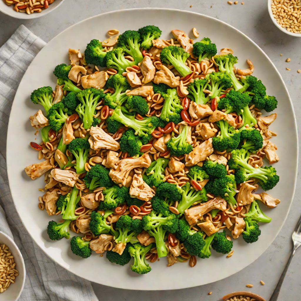 Keto Chicken Stir-Fry with Broccoli and Cashew