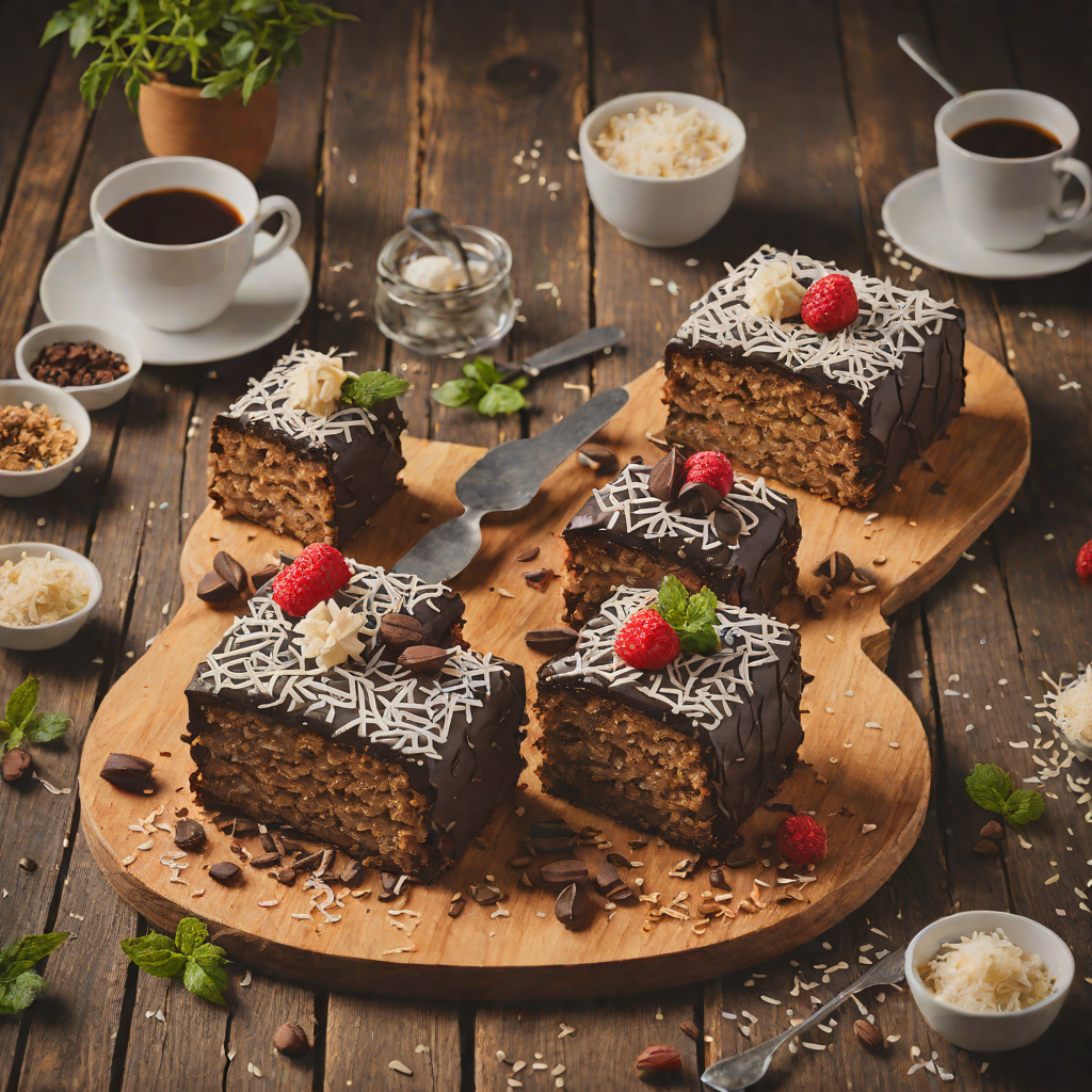 Espresso-Infused Lamington Cake with Coconut Ganache
