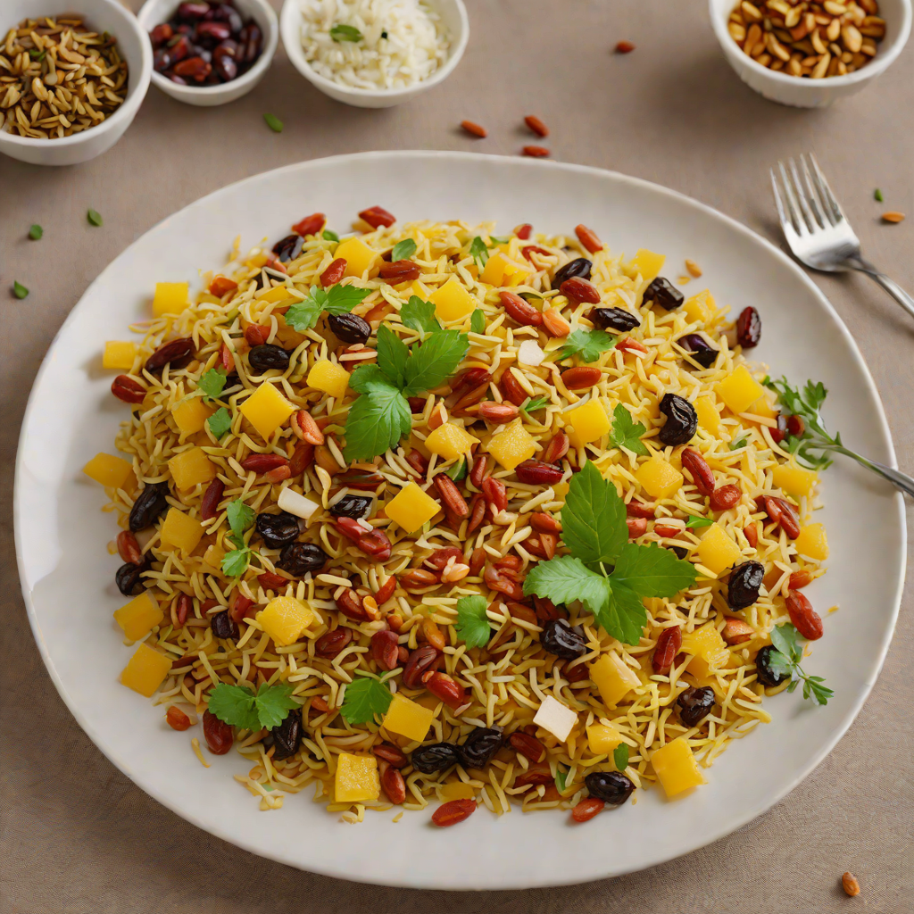 Steamed Kashmiri Modur Pulaw with Saffron and Dry Fruits