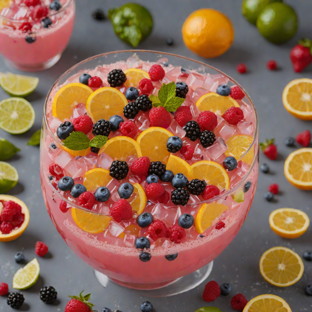 No-Bake Citrus and Berry Party Punch