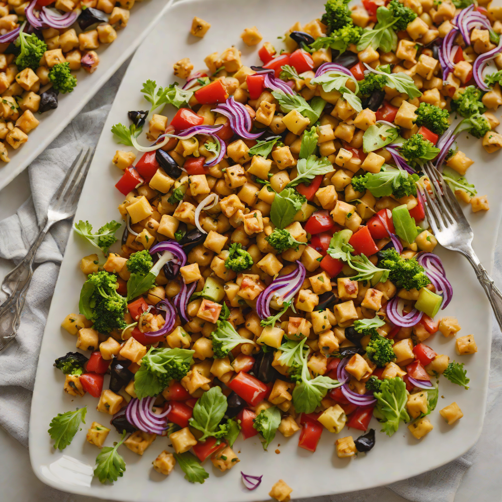 Oven-Roasted Mediterranean Chickpea and Vegetable Sheet Pan