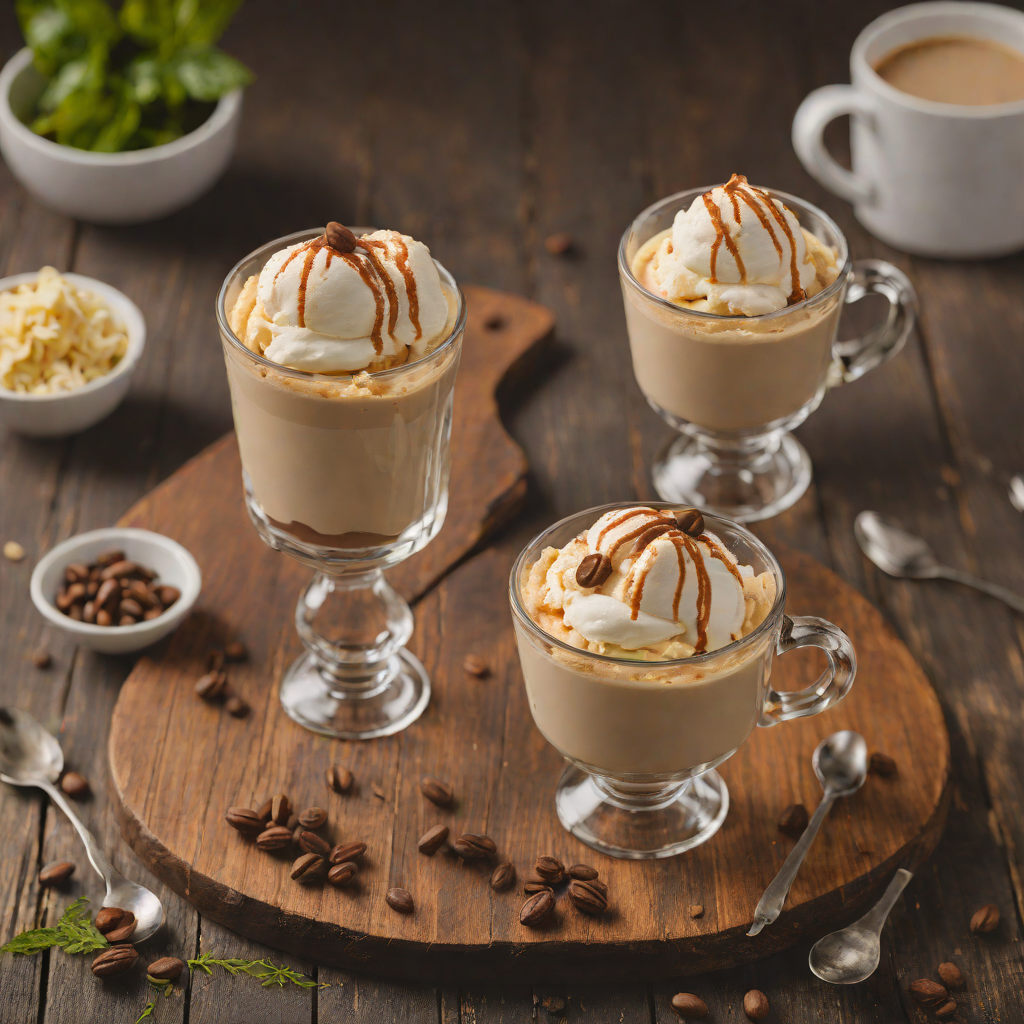 Coffee-Inspired Affogato with Macadamia Cream