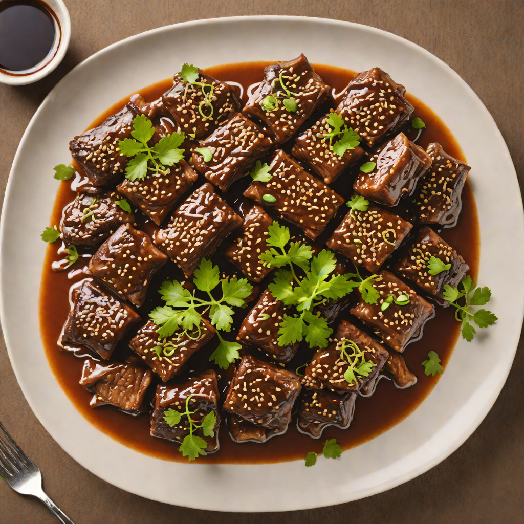Simmered Korean Soy-Braised Short Ribs