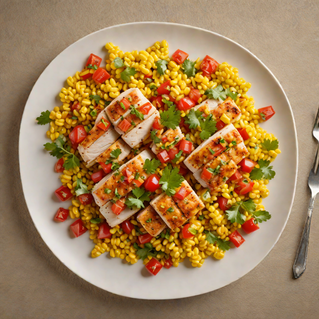 Sautéed Chicken with Corn and Tomato Relish