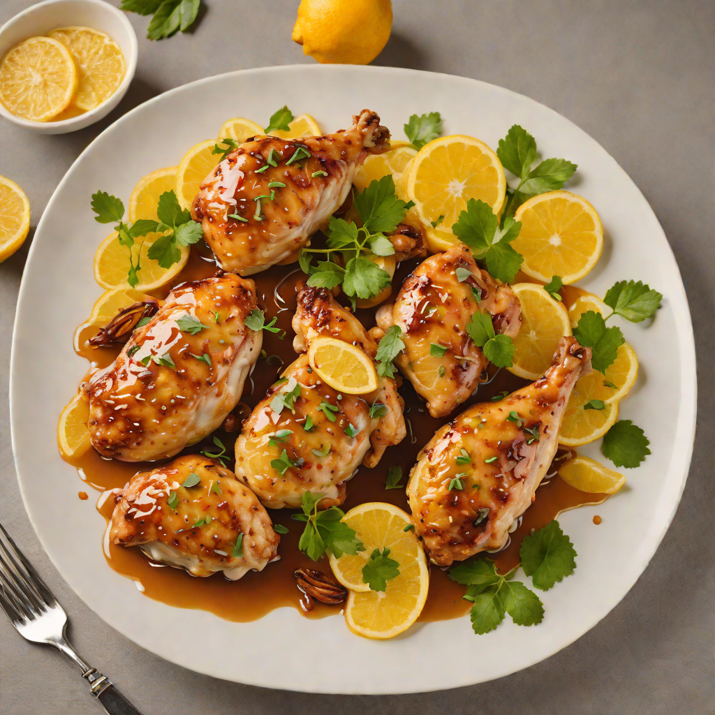 Sautéed Chicken with Half-Honey Citrus Glaze