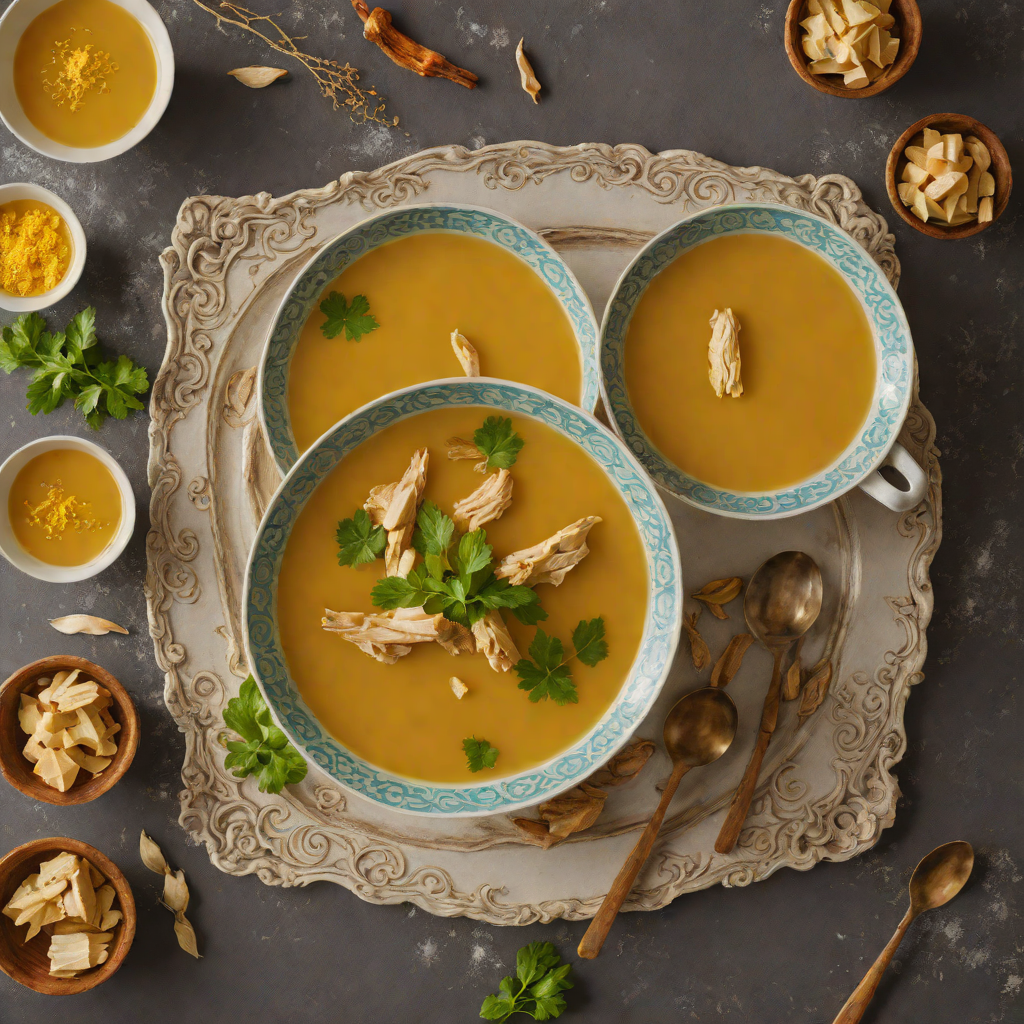 Turmeric-Ginger Chicken Soup for Soothing Congestion