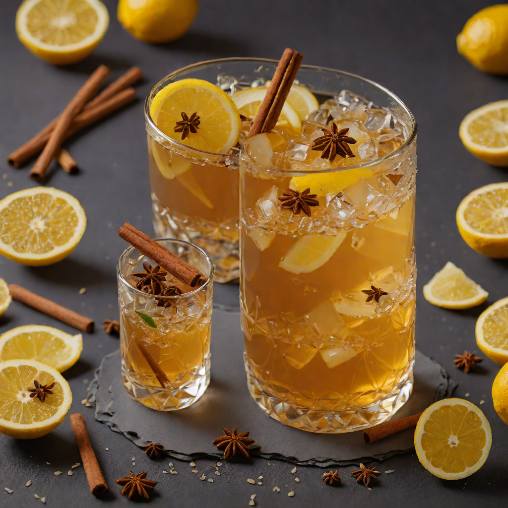 Honey-Lemon Ginger Tea with Cinnamon