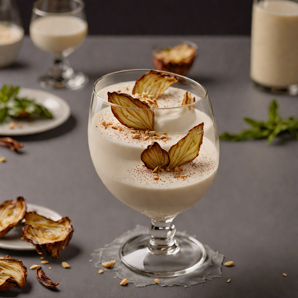 LDU-Inspired Flat White with Roasted Chicory and Macadamia Milk