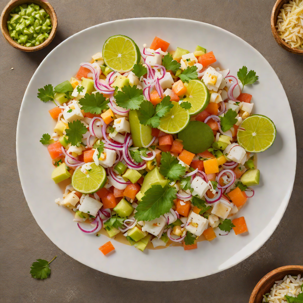 Panama Canal-Inspired Tropical Ceviche with Coconut and Lime