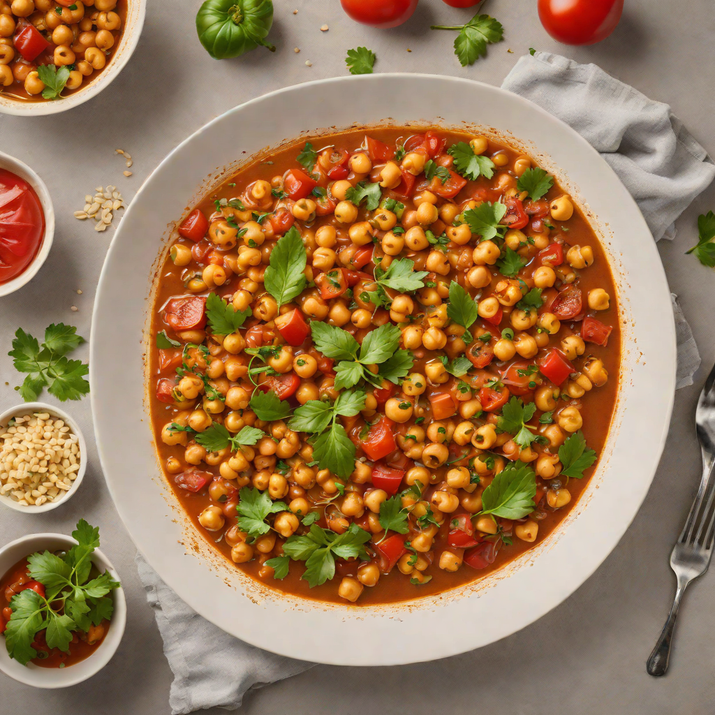 One-Pan Spicy Tomato and Chickpea Stew