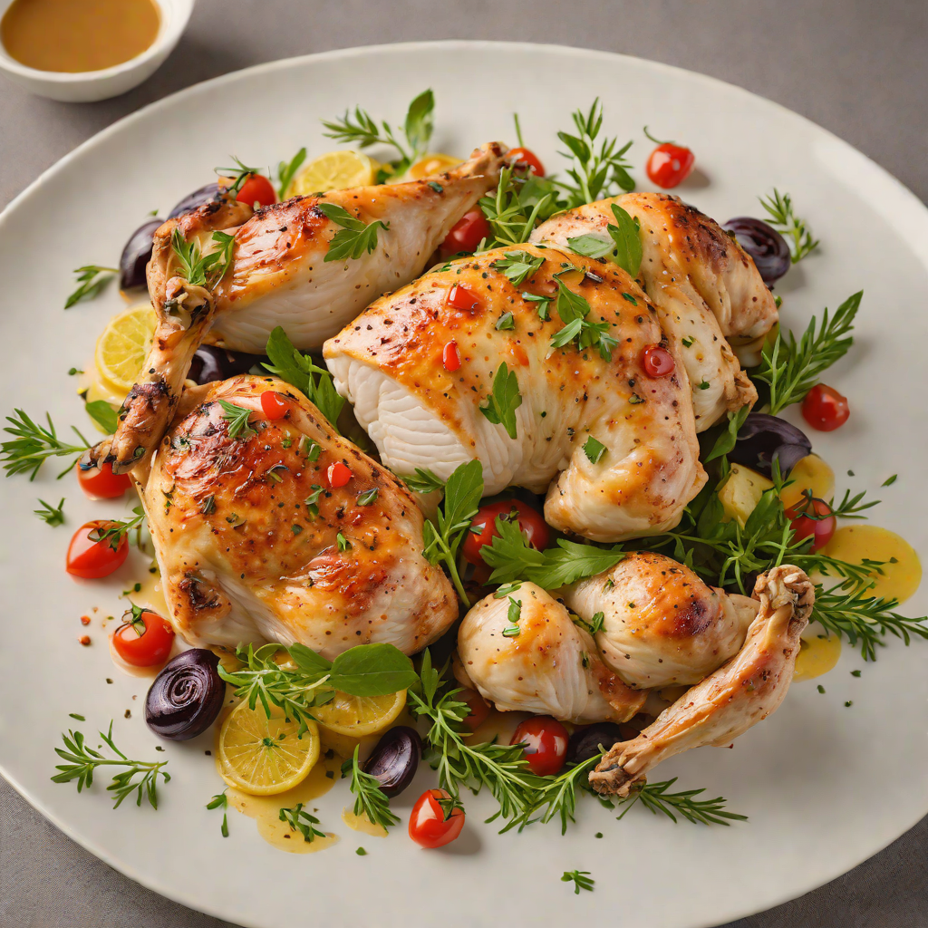 Pan-Roasted Chicken with Herb Medley