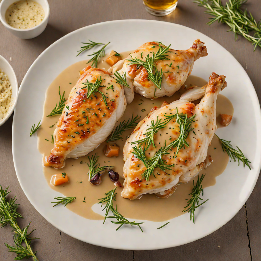 Pan-Seared Chicken with Rosemary Garlic Sauce