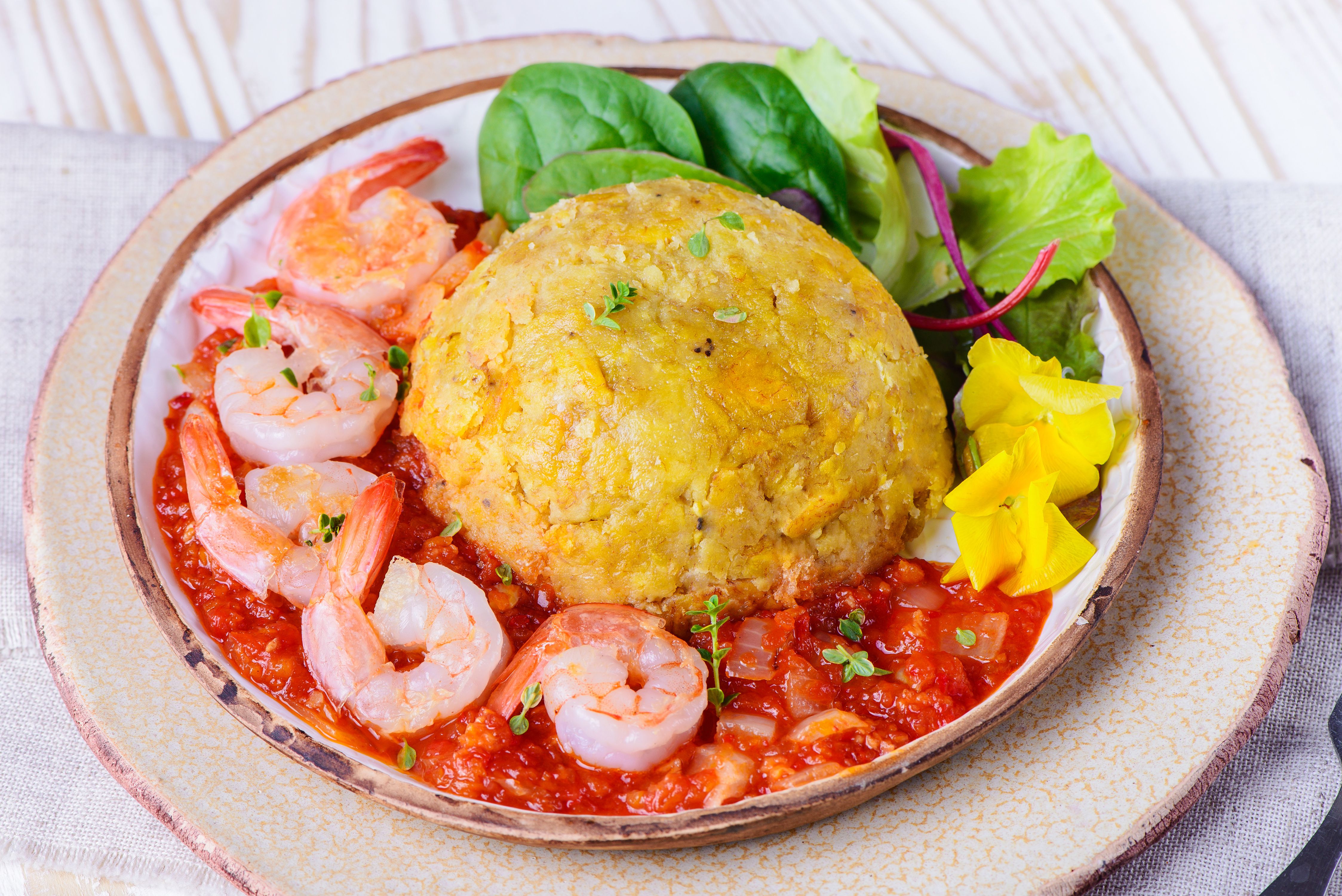 Mofongo de Plátano Maduro