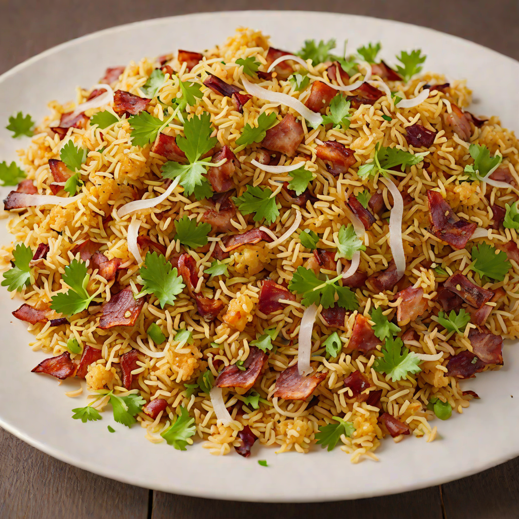 Pan-Fried Farofa with Onions and Bacon
