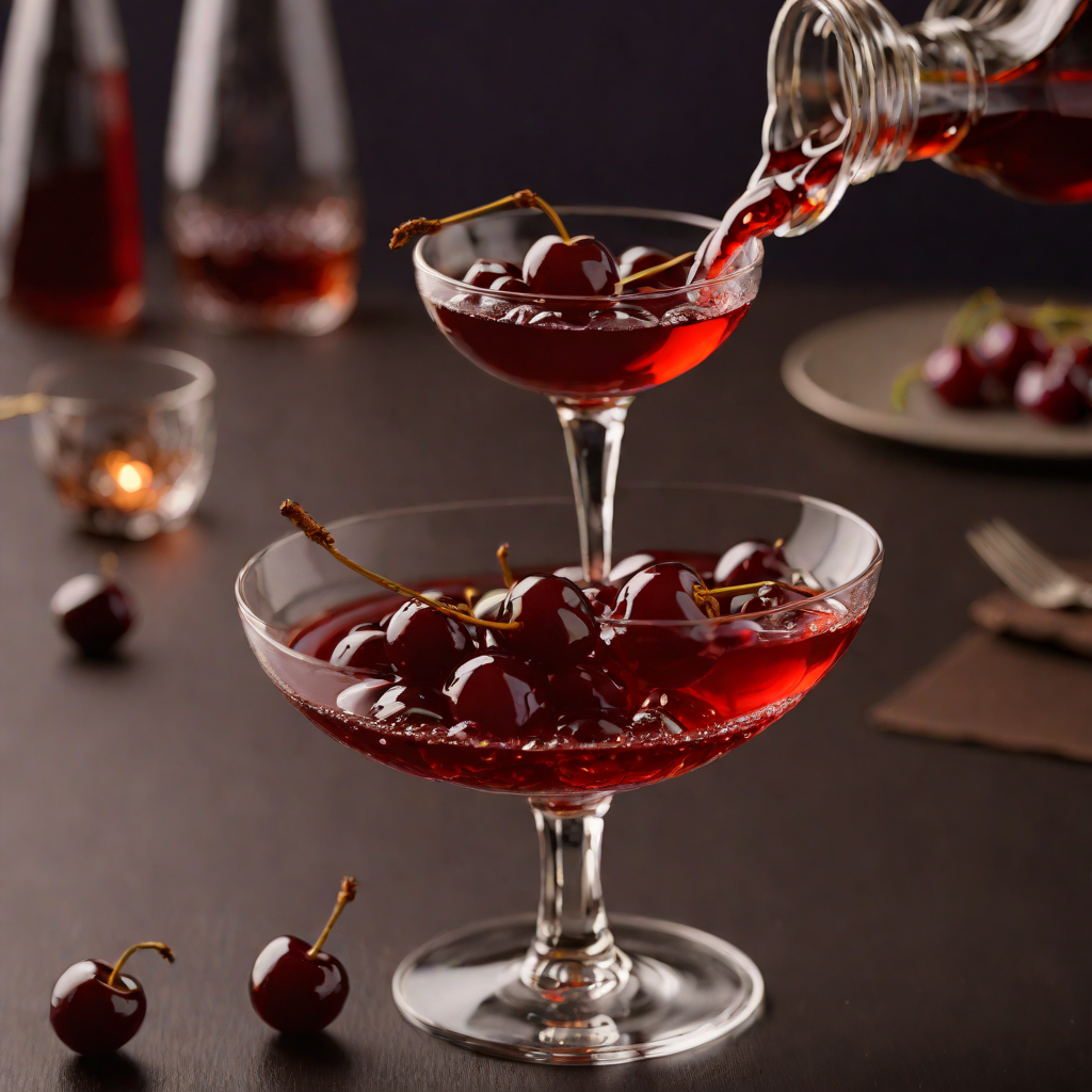 Stirred Cherry-Maple Manhattan