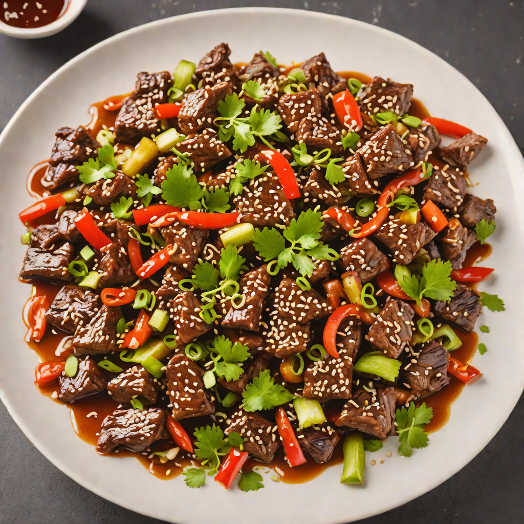 Stir-Fried Beef with Spicy Garlic Soy Glaze