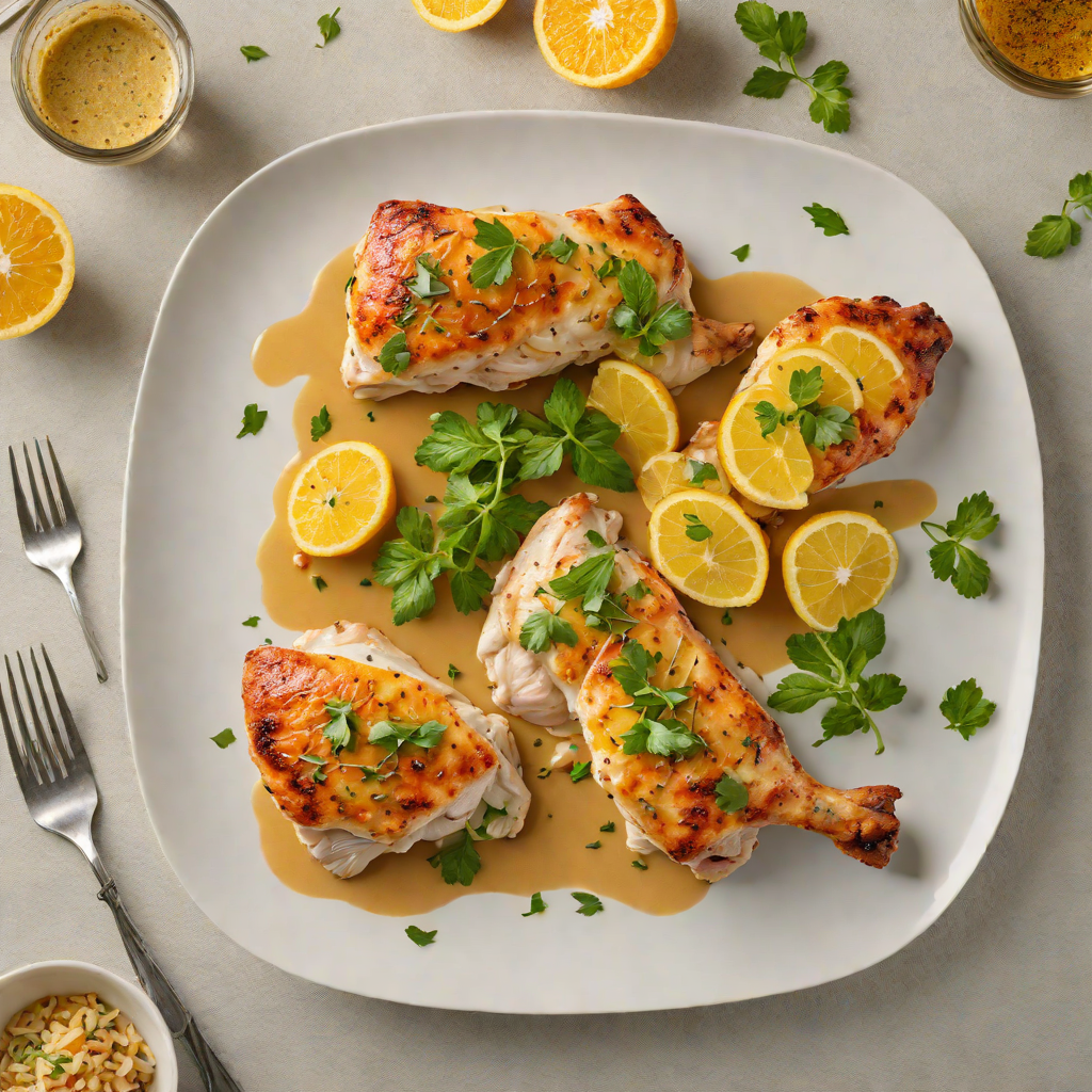 Pan-Seared Chicken with Citrus Herb Sauce