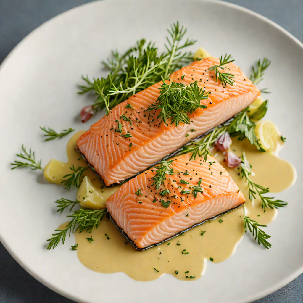 Pan-Seared Salmon with Herb Butter