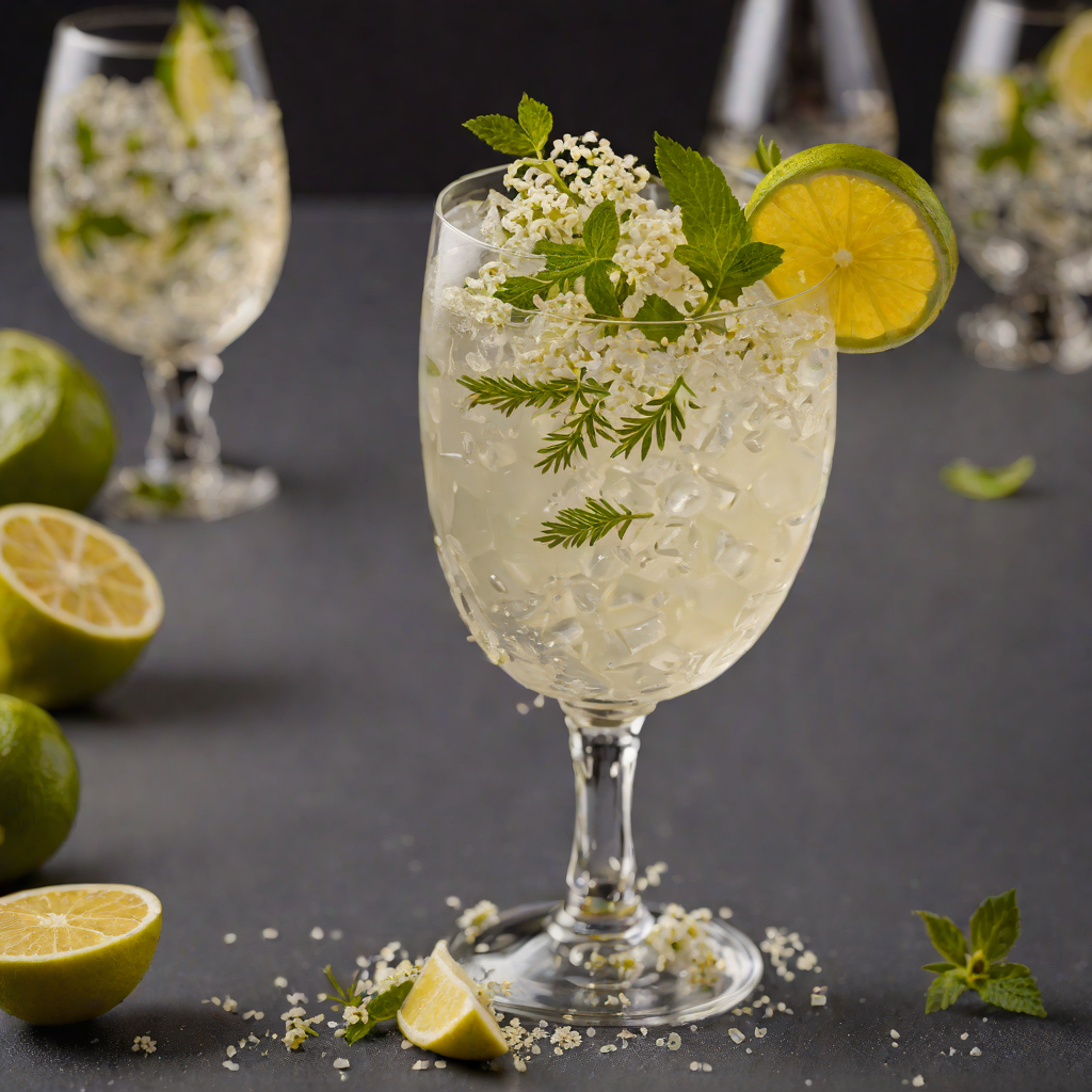 Zesty Gin and Elderflower Fizz