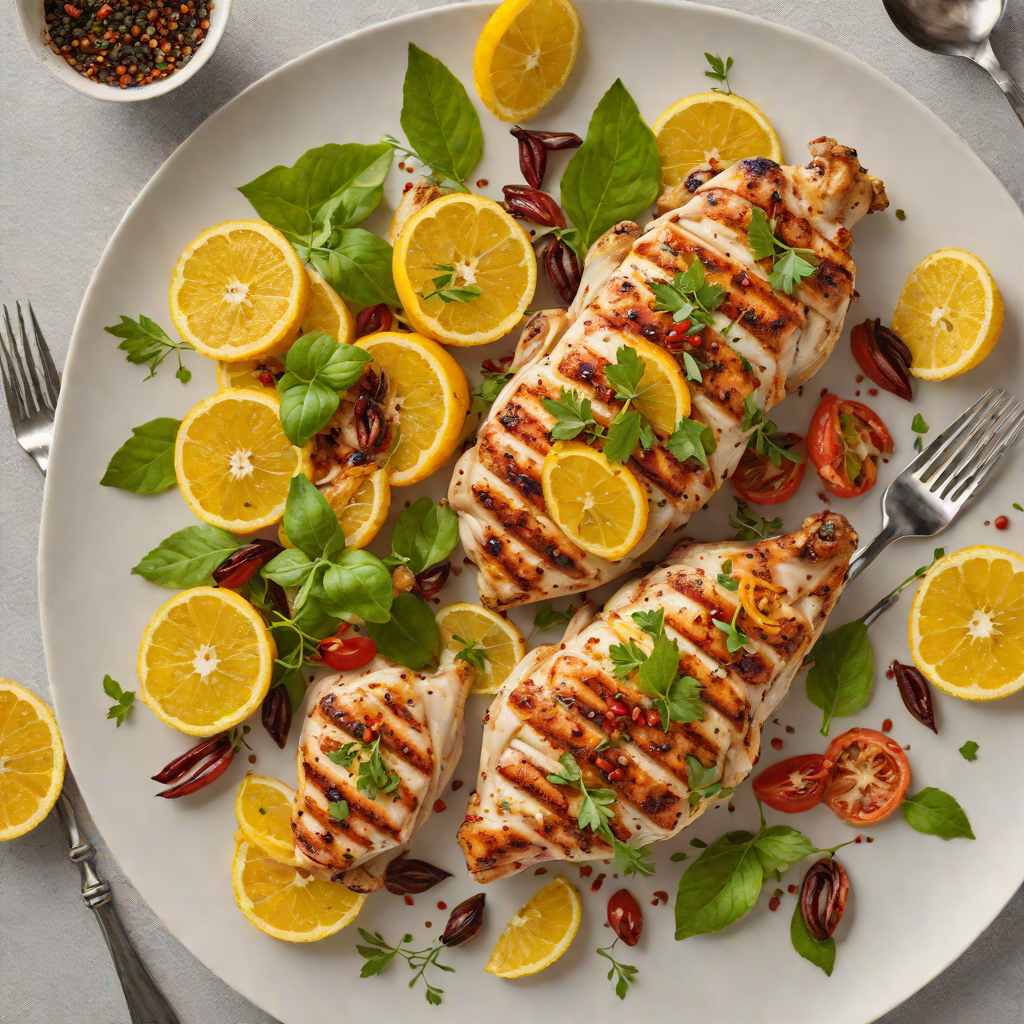 Grilled Citrus-Herb Chicken with Spices