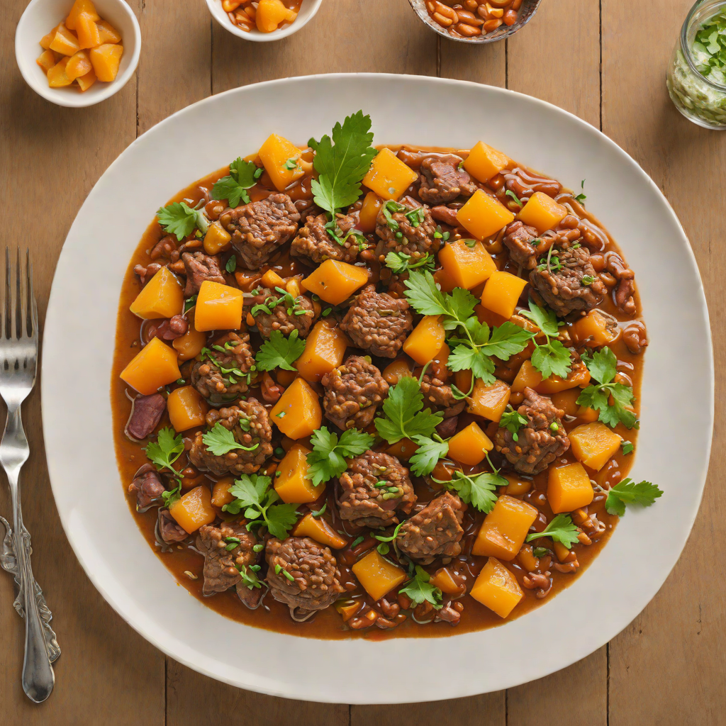 Spiced Northern Wind Lamb Tagine with Apricots