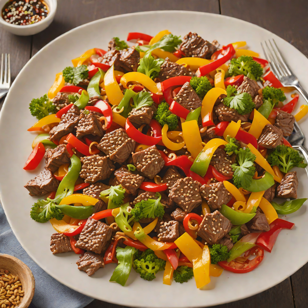 Quick Skillet Beef and Bell Pepper Stir Fry
