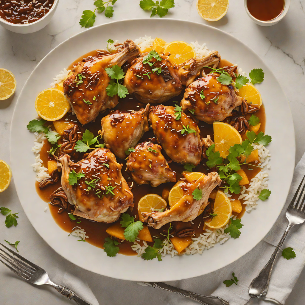 Slow-Cooked Chicken Adobo with Amarillo Citrus