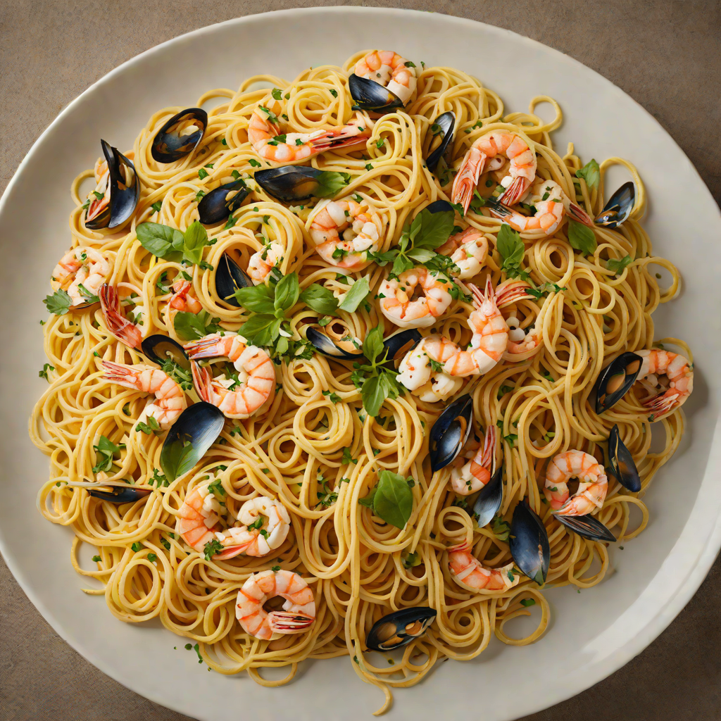 Cinque Terre Seafood Linguine