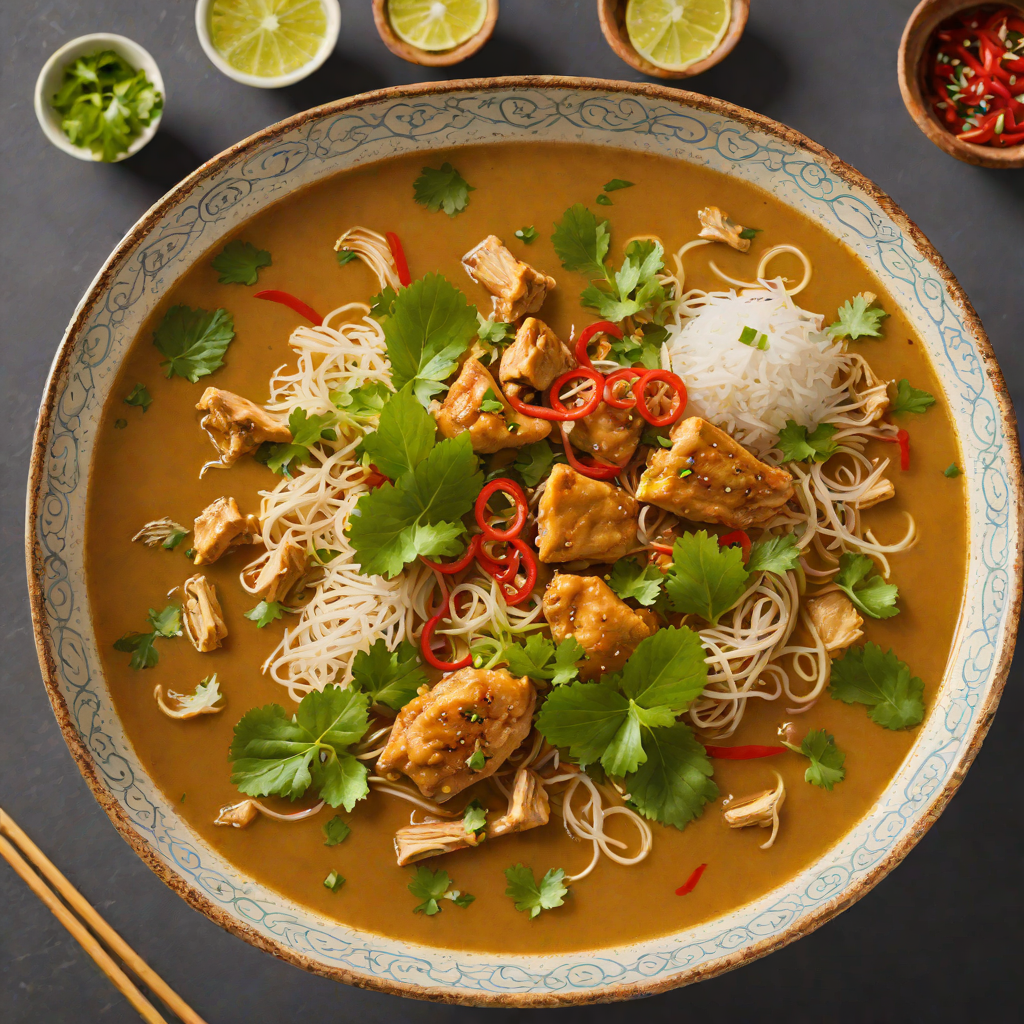 Slow-Simmered Chicken Curry Pho