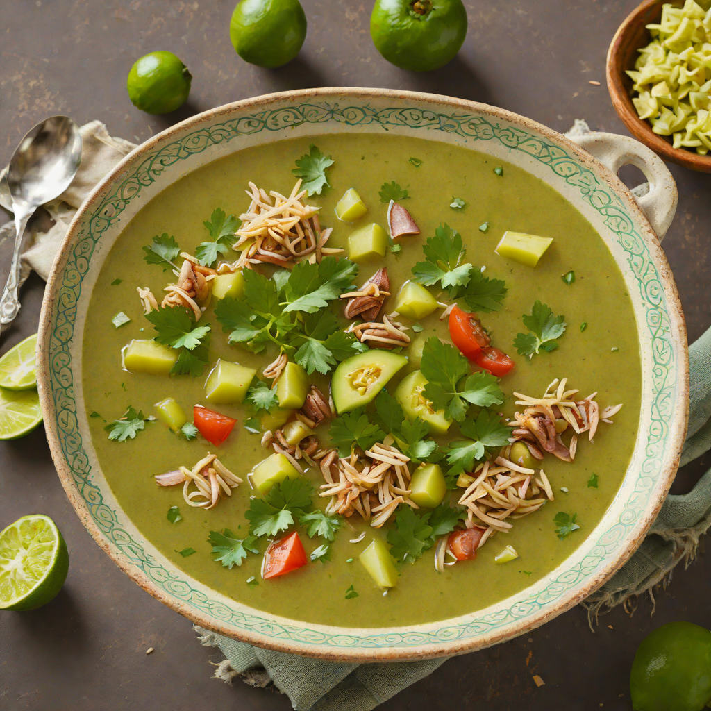 Slow-Cooked Pozole Verde with Fresh Tomatillos