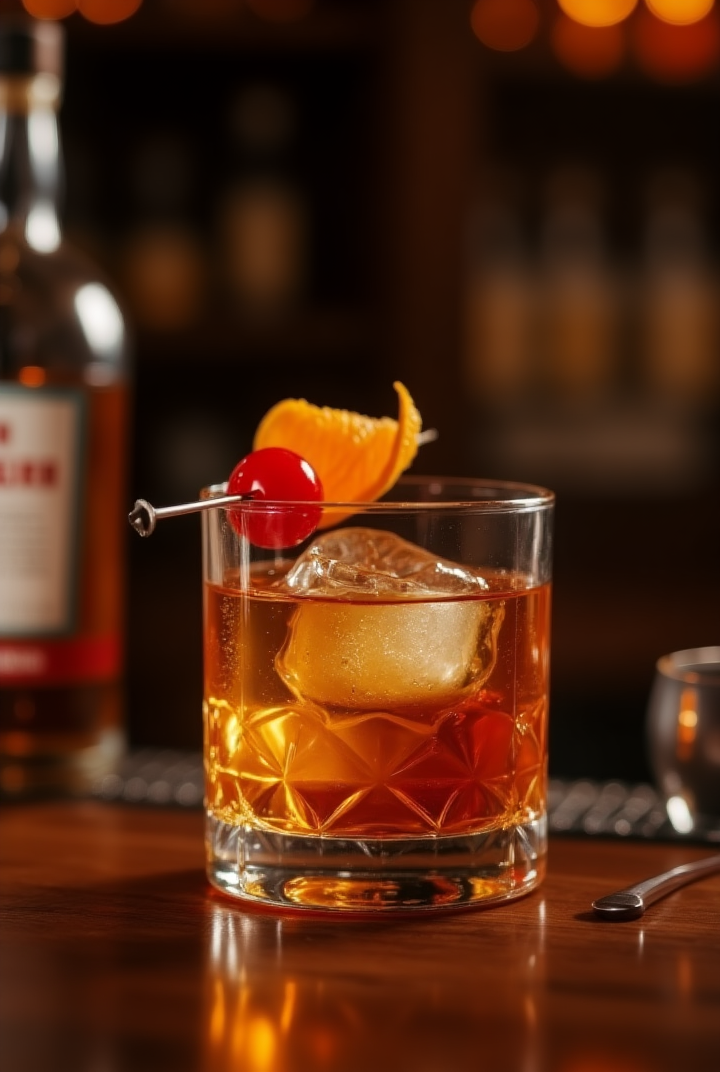 Smoky Mesquite Bourbon Old Fashioned