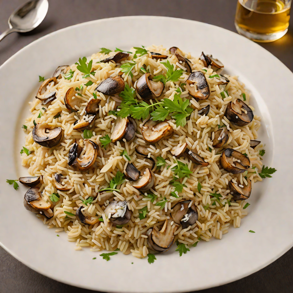 Sautéed Downtown-Inspired Mushroom Risotto with White Wine and Parmesan