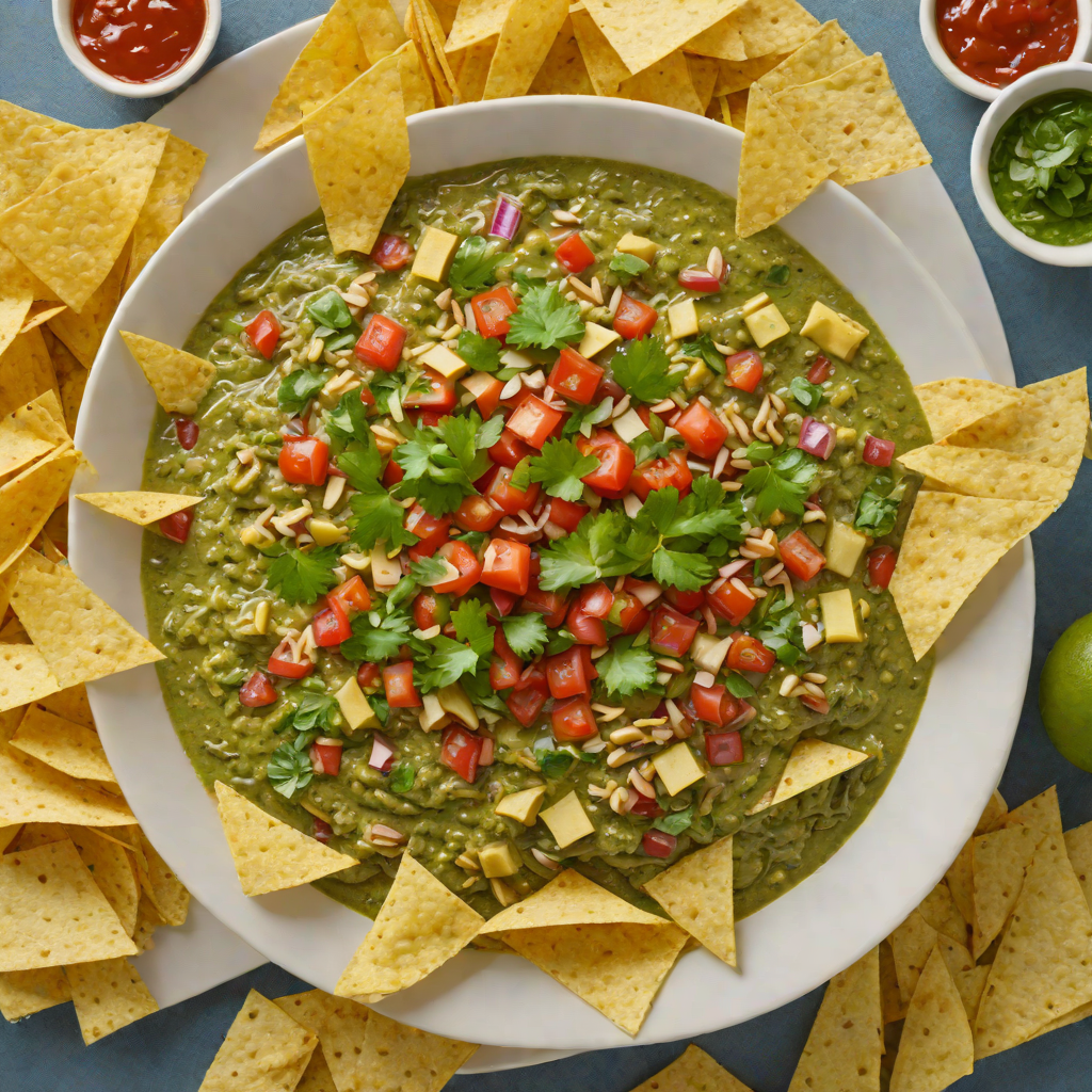 Chipotle Salsa Verde with Fresh Tortilla Chips