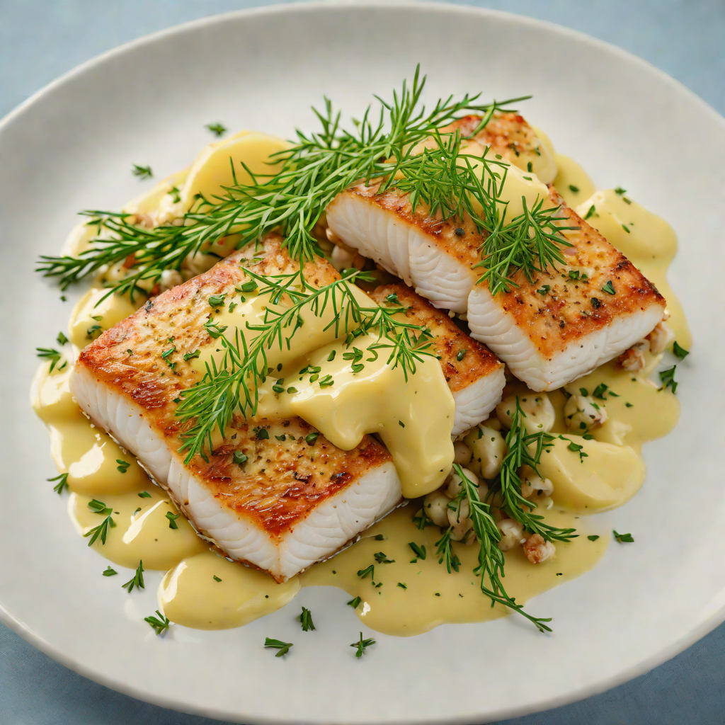 Pan-Seared Cod with North Atlantic Dill Butter