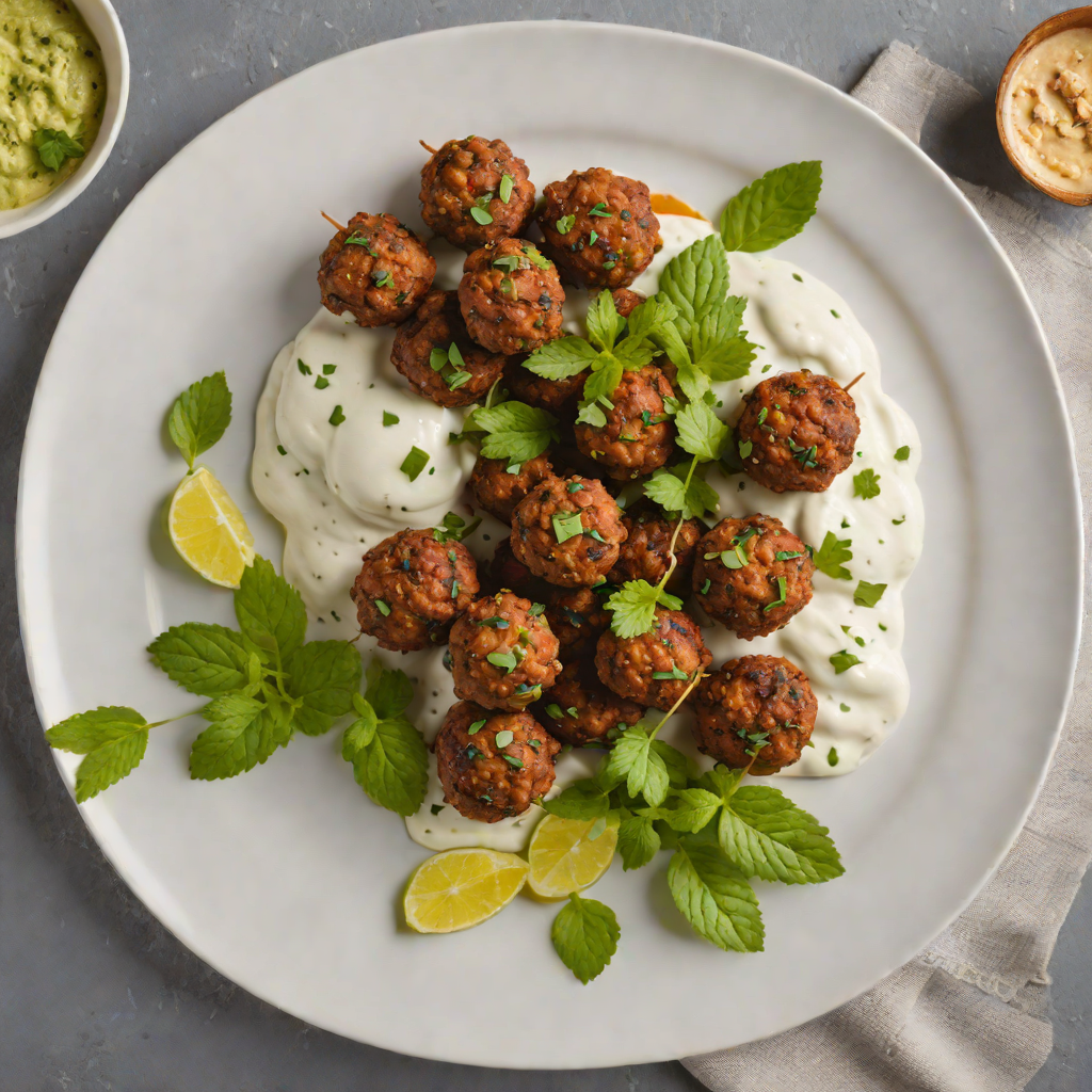 Northbound Spiced Lamb Kofta with Mint Yogurt Sauce