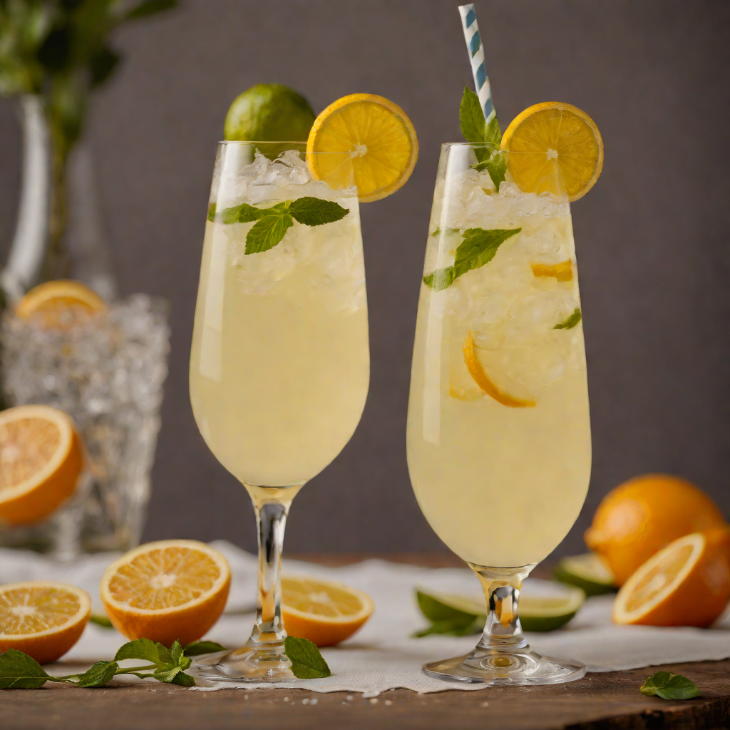 Fabric Banner Citrus Gin Fizz