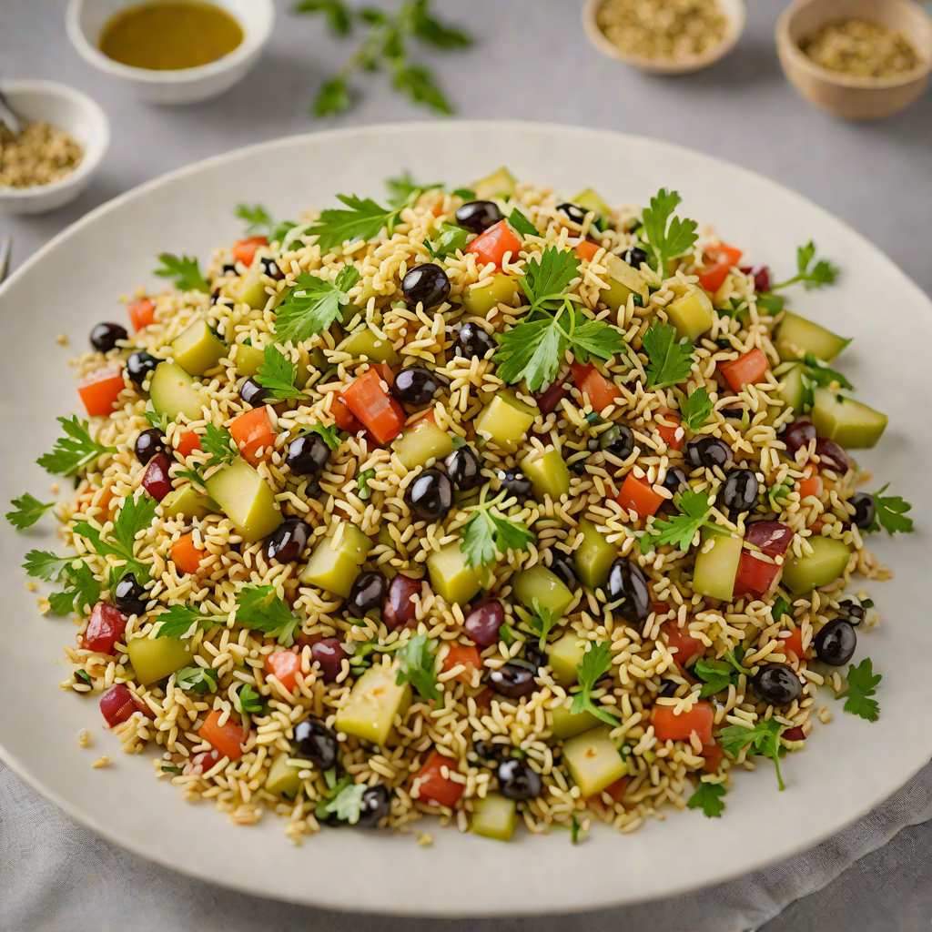 Gold Olive and Herb Quinoa Salad