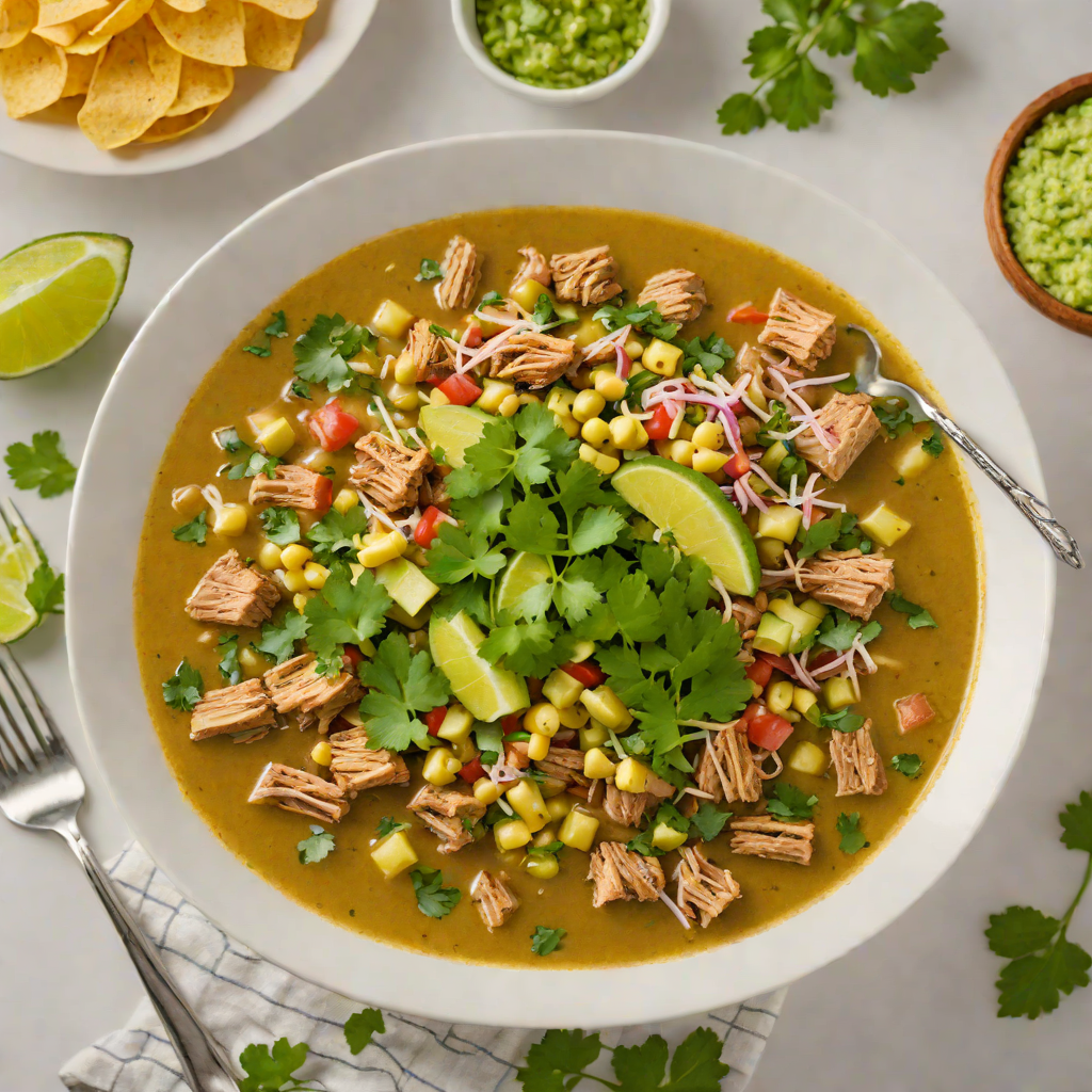 Slow-Simmered Pork Pozole with Fresh Salsa Verde