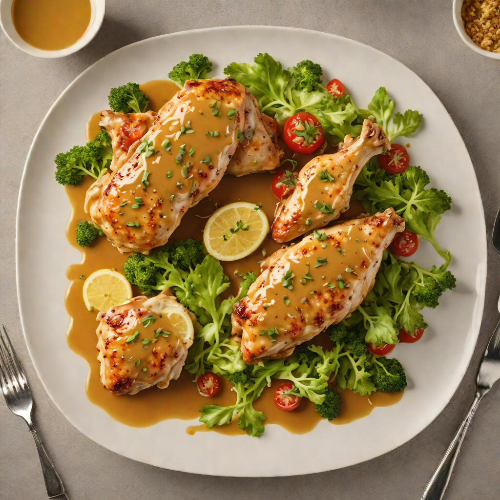 Sautéed Chicken with Honey Mustard and Dijon Glaze