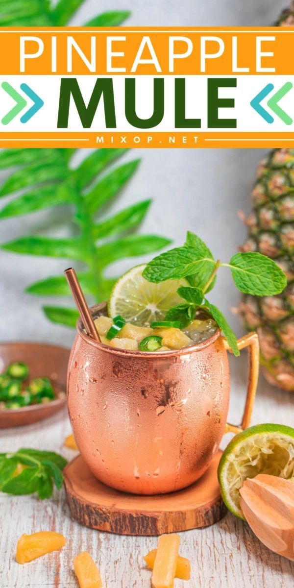 Tropical WhatsApp Pineapple Mule