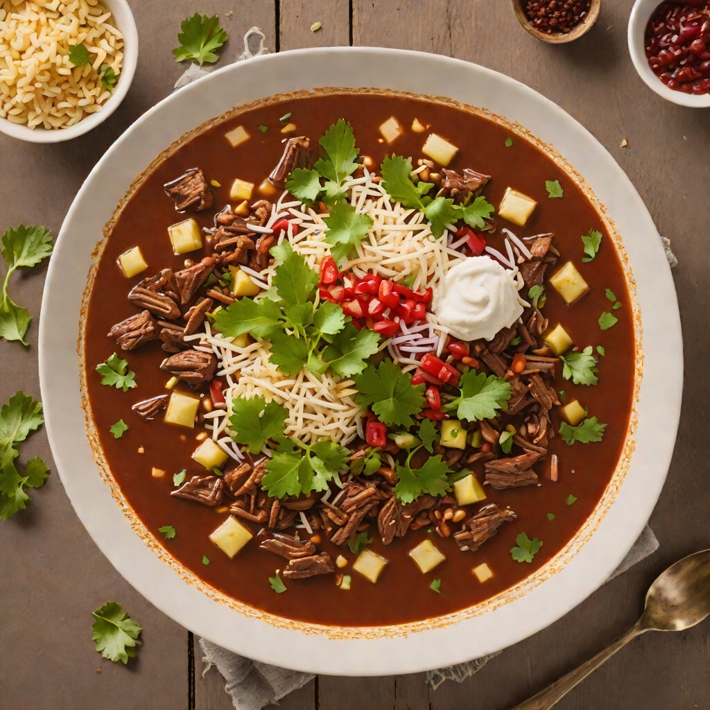 Pozole Rojo Braised Beef with Hominy and Chile Ancho