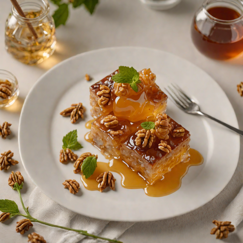 Georgian Honey and Walnut Old Fashioned