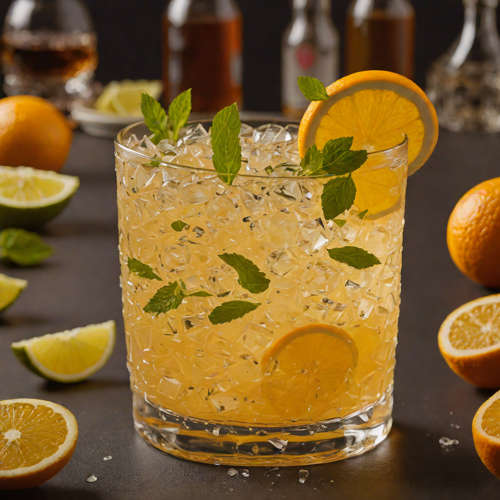 Citrus and Mint Bourbon Smash